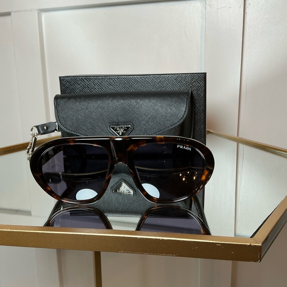 Prada Brown Tortoise Sunglasses
